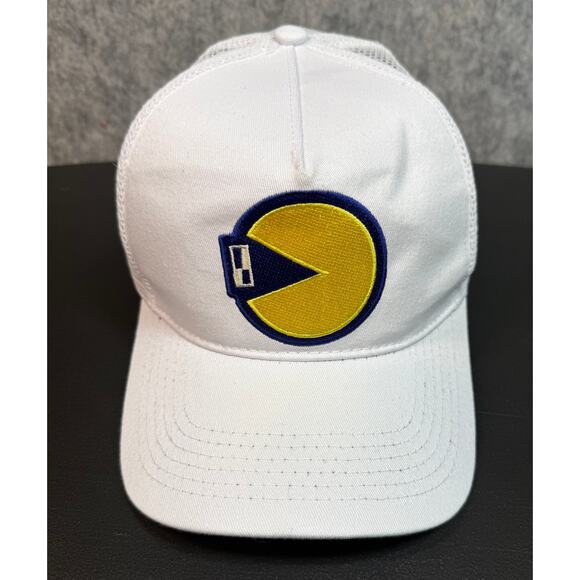 Red Bull x Pac Man Rare Limited Promotional White Gaming Snapback Hat - Picture 1 of 5